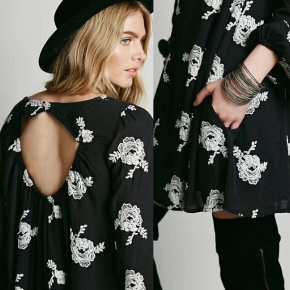 Free People Emma Austin Bohemian Tunic Dress - xs - Picture 3 of 6